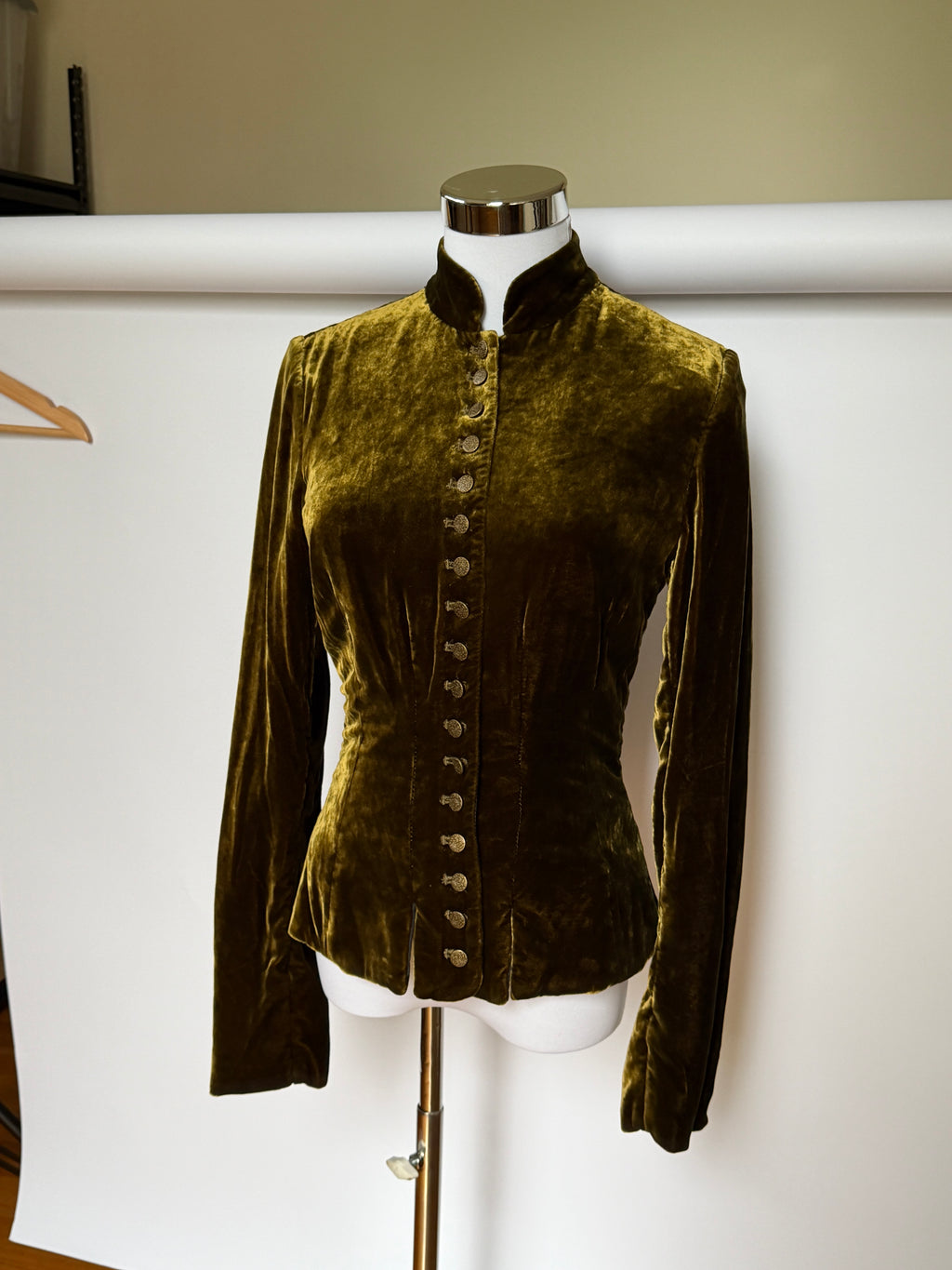 100% Silk Velvet Ralph Lauren Jacket (XXS/XS)