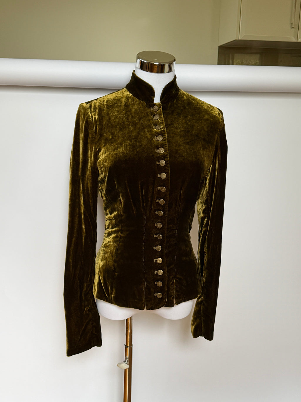 100% Silk Velvet Ralph Lauren Jacket (XXS/XS)