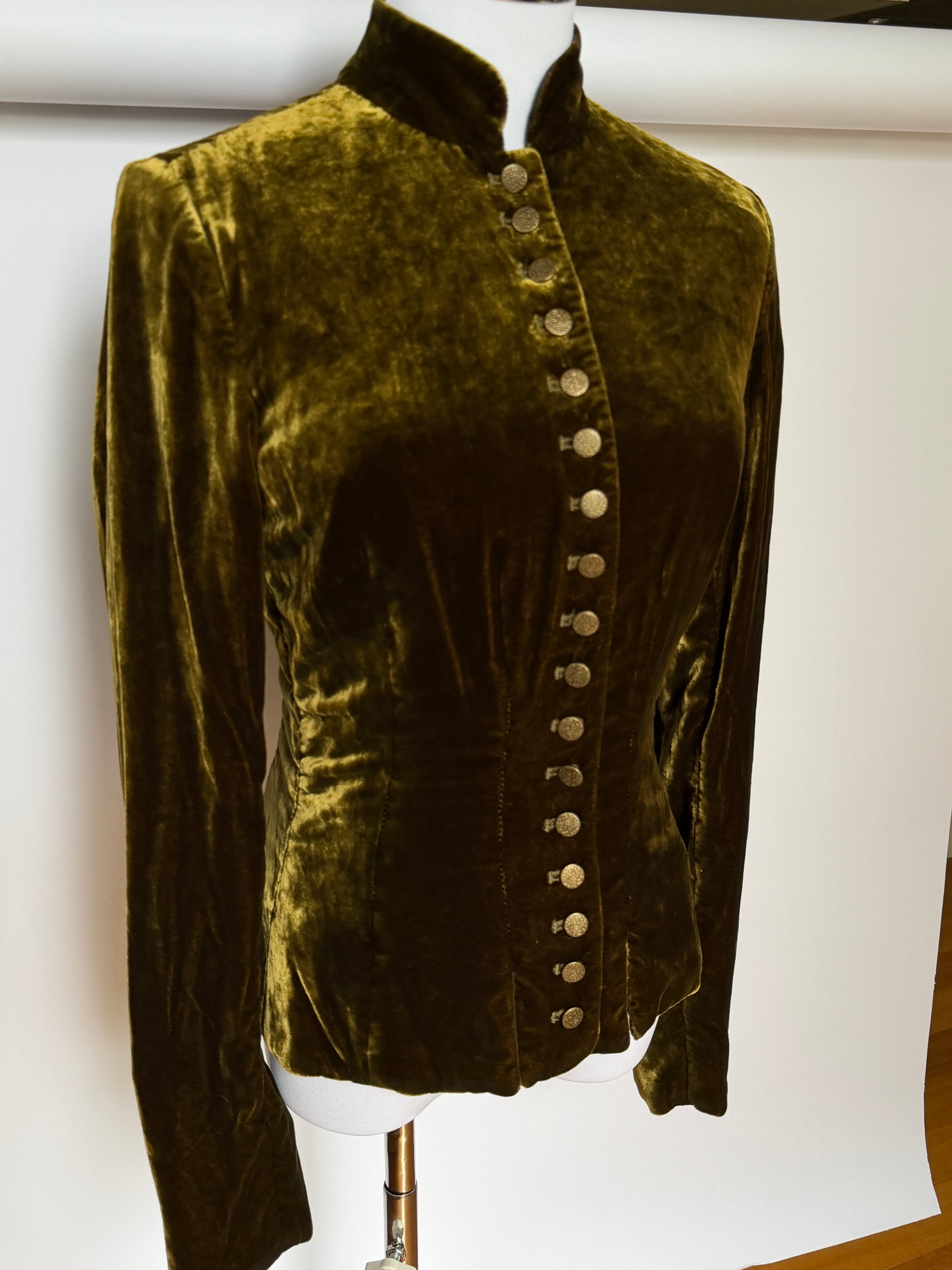 100% Silk Velvet Ralph Lauren Jacket (XXS/XS)