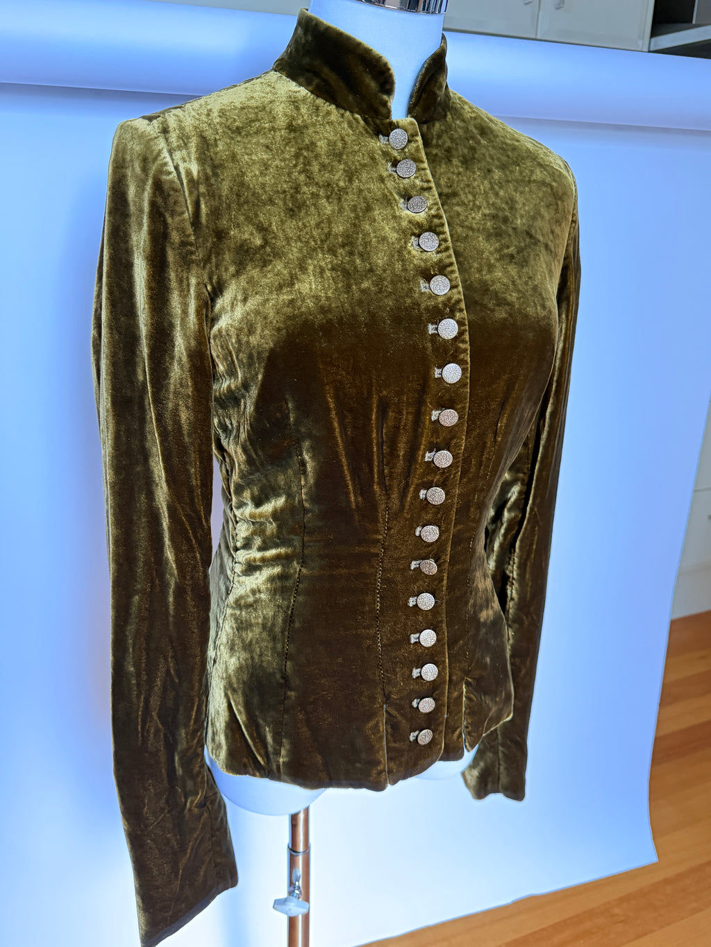 100% Silk Velvet Ralph Lauren Jacket (XXS/XS)