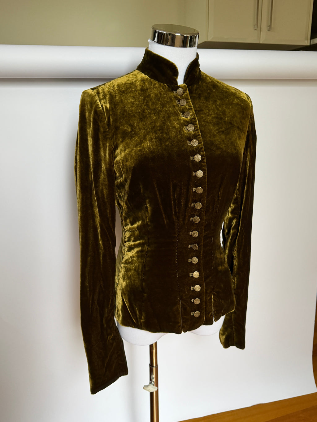100% Silk Velvet Ralph Lauren Jacket (XXS/XS)