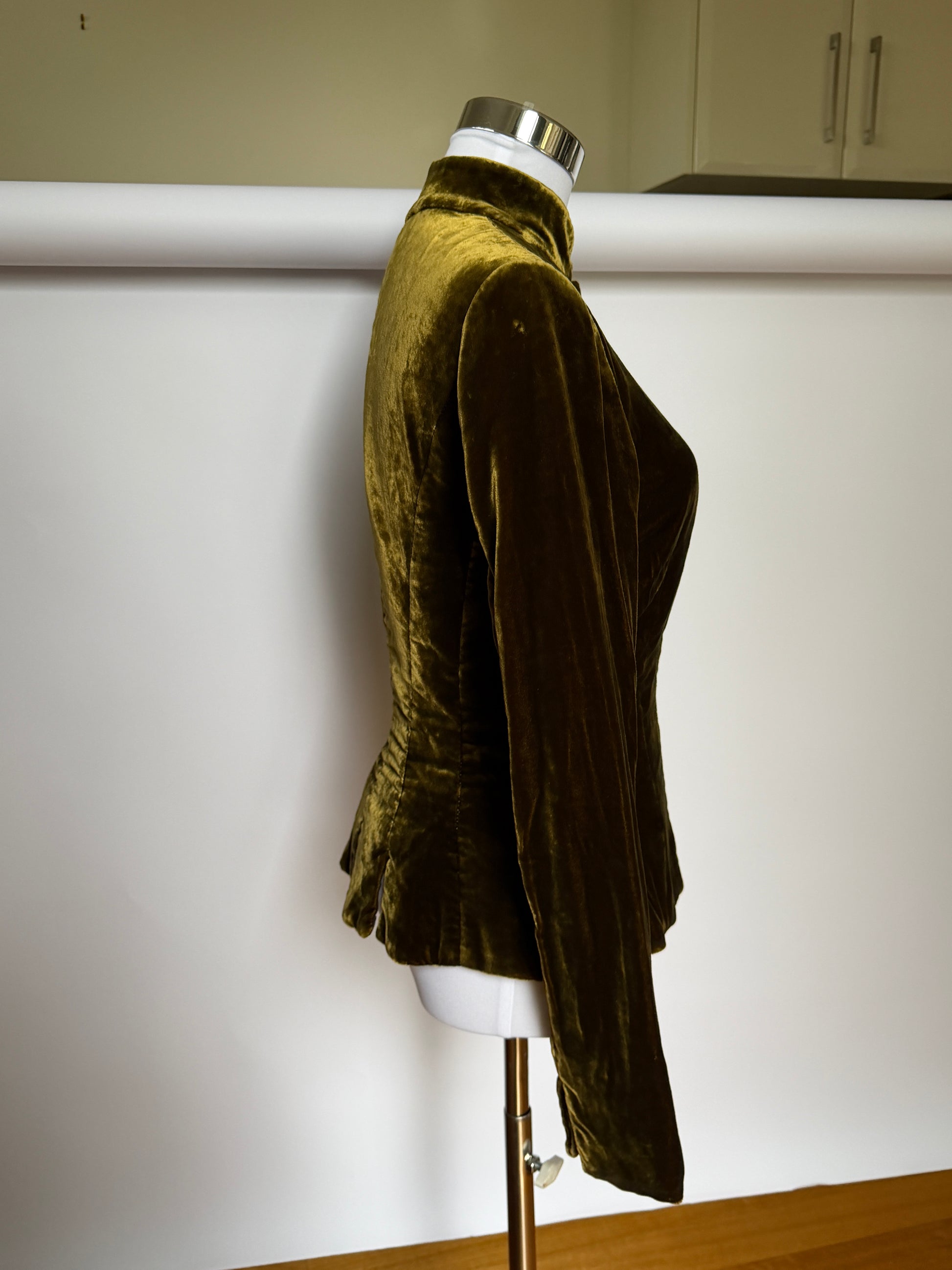 100% Silk Velvet Ralph Lauren Jacket (XXS/XS)