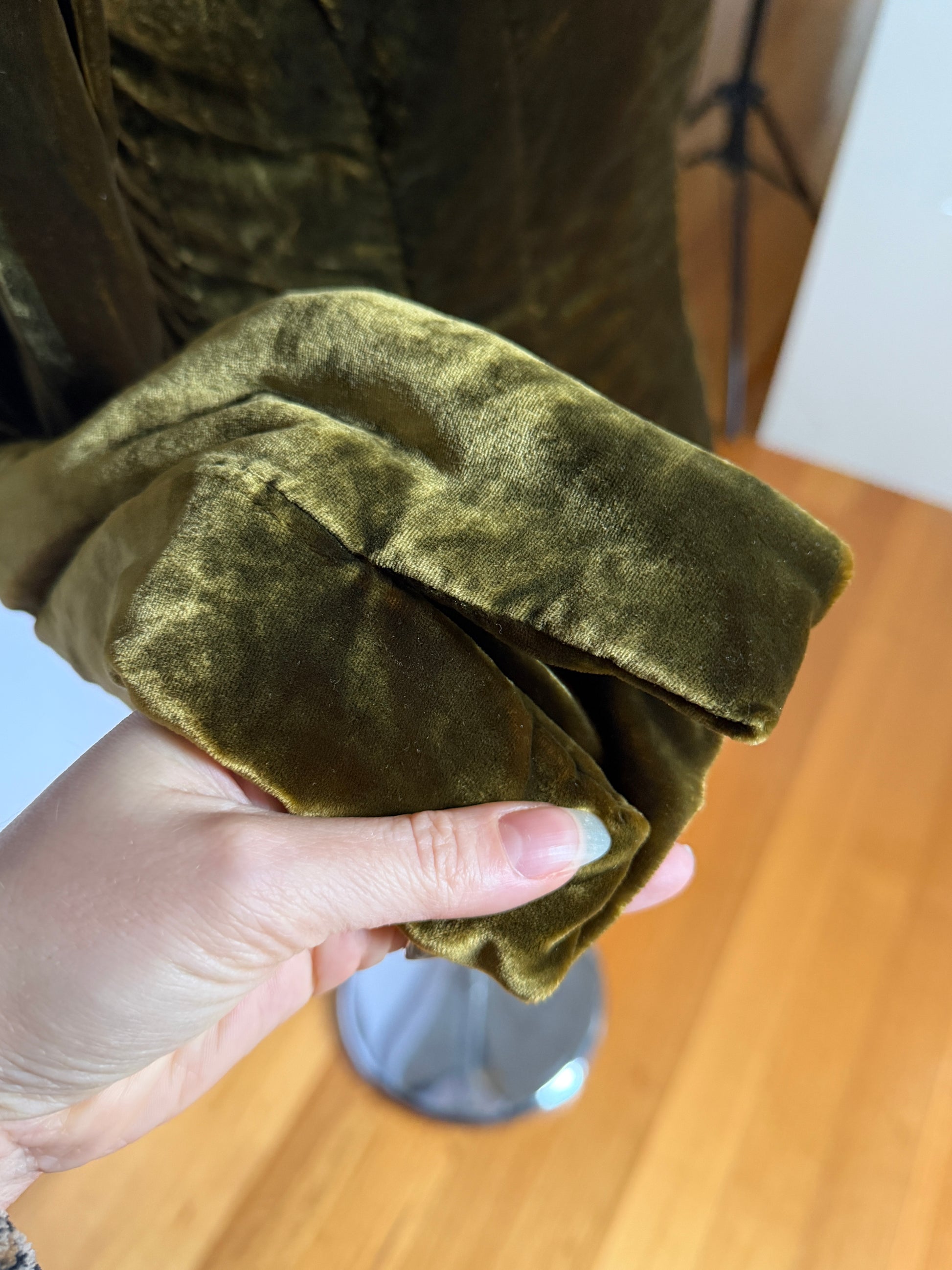 100% Silk Velvet Ralph Lauren Jacket (XXS/XS)