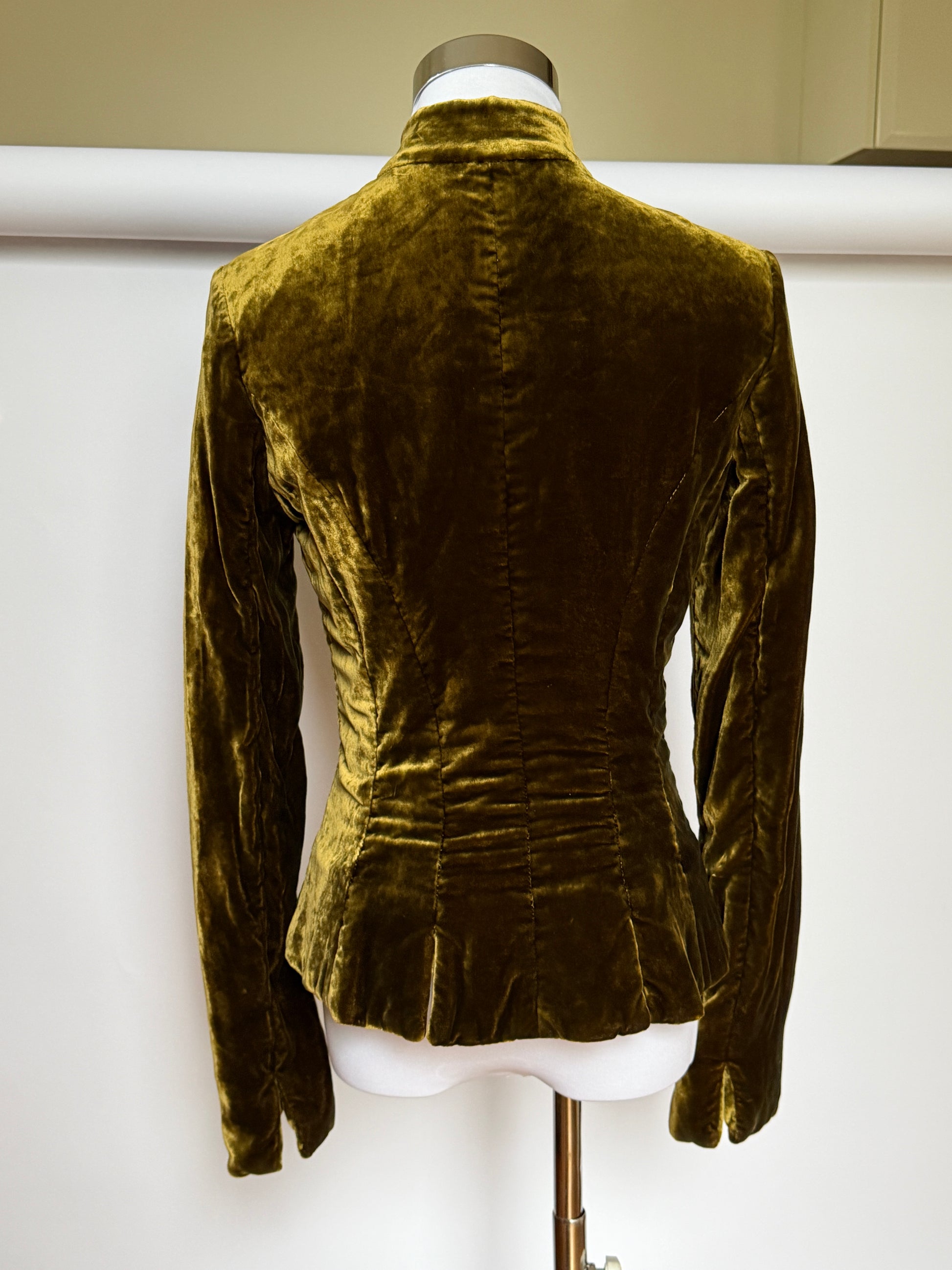 100% Silk Velvet Ralph Lauren Jacket (XXS/XS)