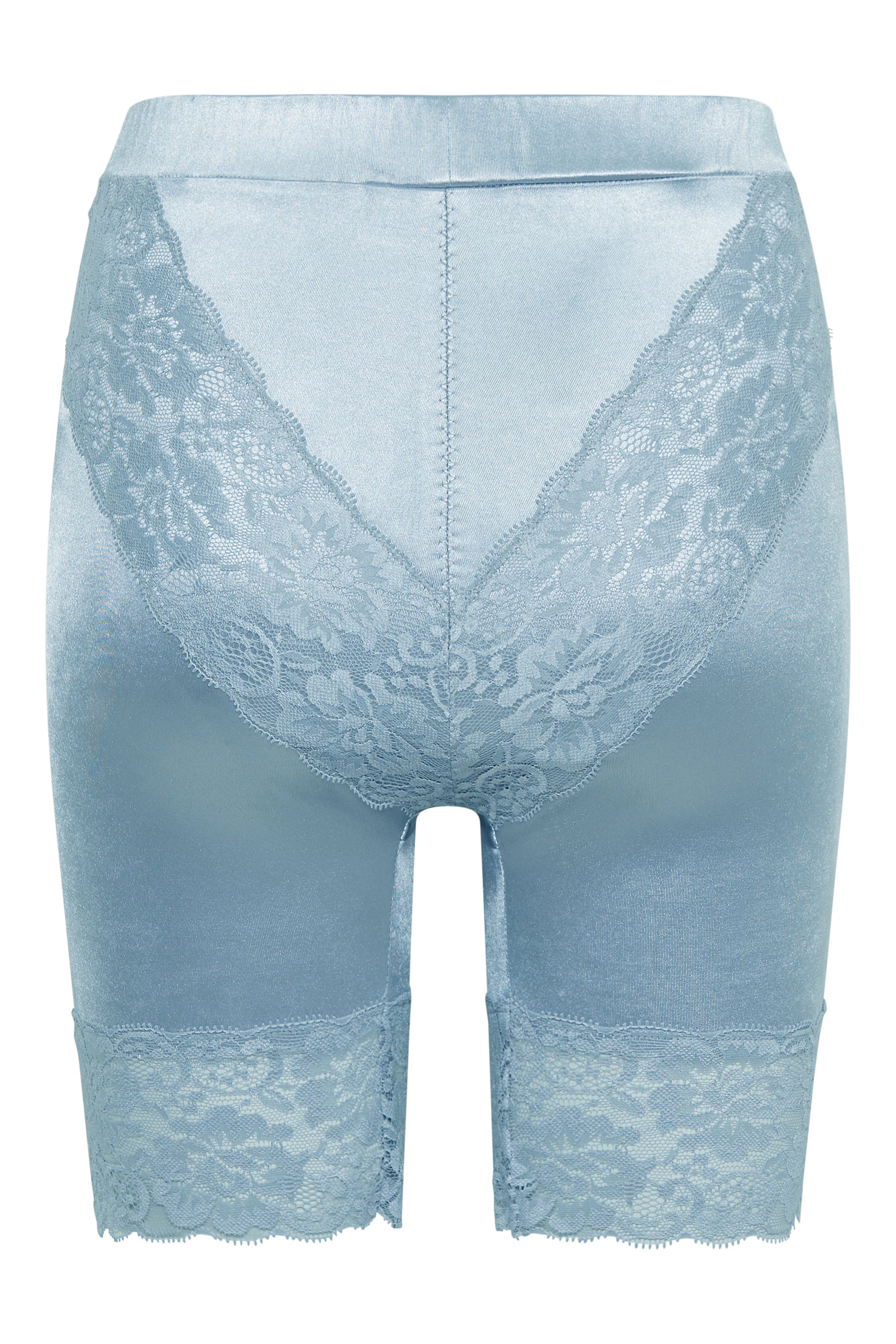 Lace Biker Shorts — Baby Blue
