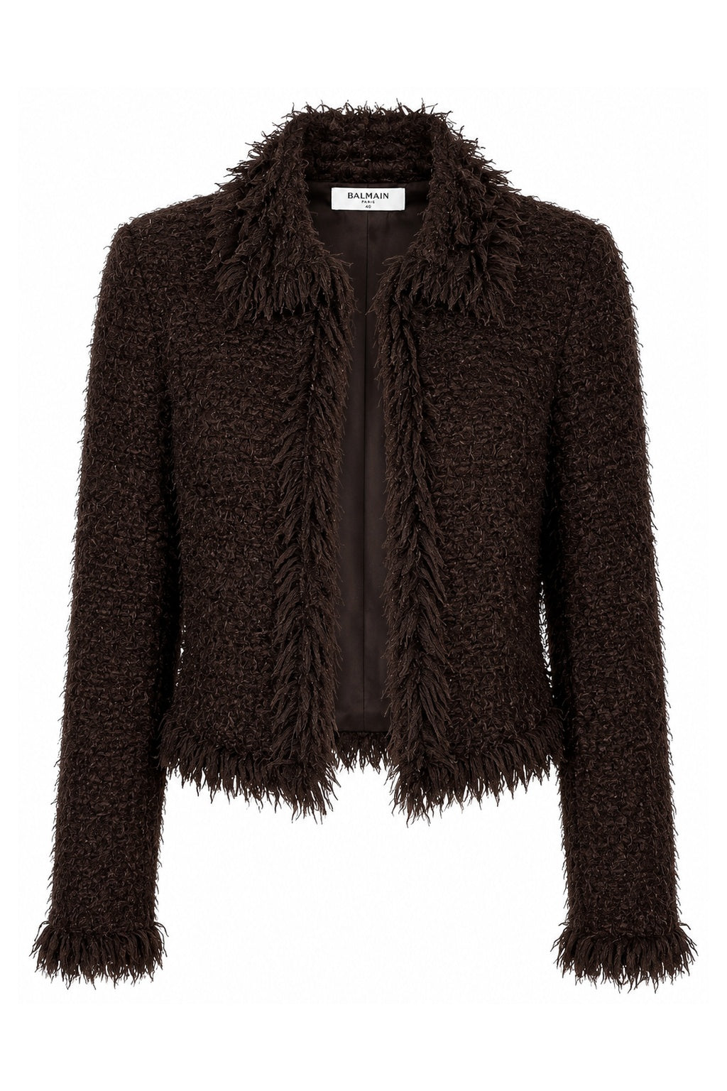 Balmain Vintage Brown Cardigan (XS/S)