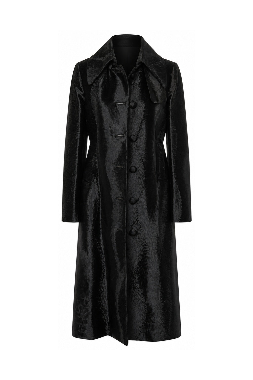 Viktor & Rolf Textured Velvet Long Coat (M)