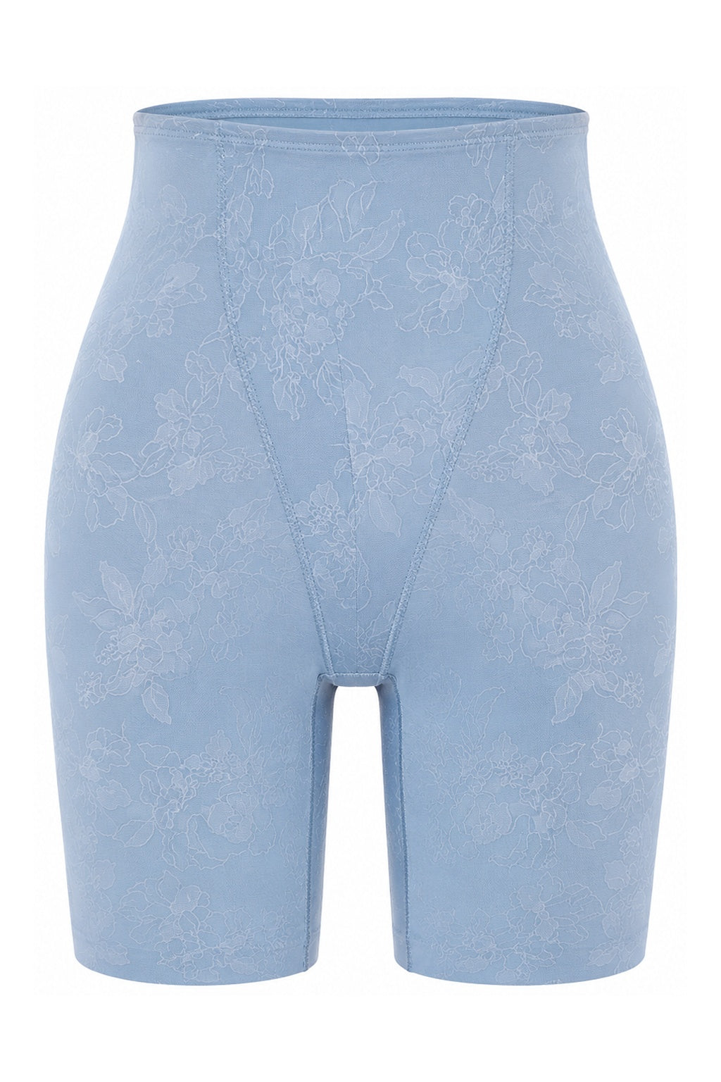 Vintage Japanese Floral Girdle Shorts in Dusty Blue (Size XS/S)