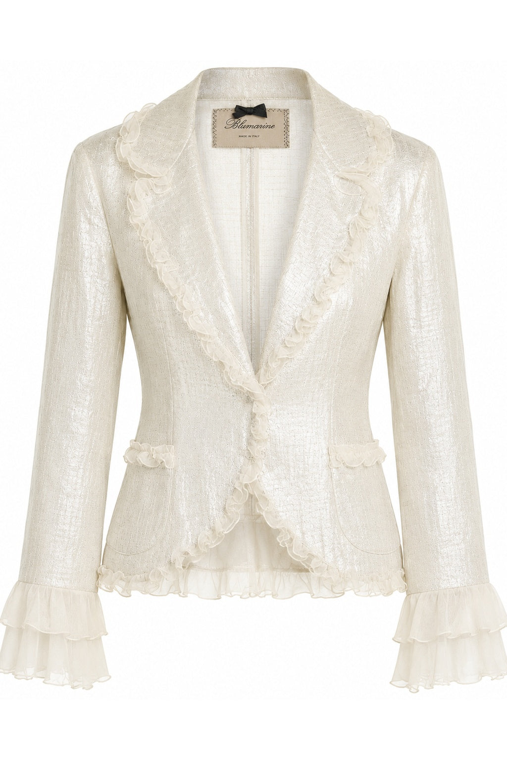 Blumarine Metallic Lace Jacket (XS/S)