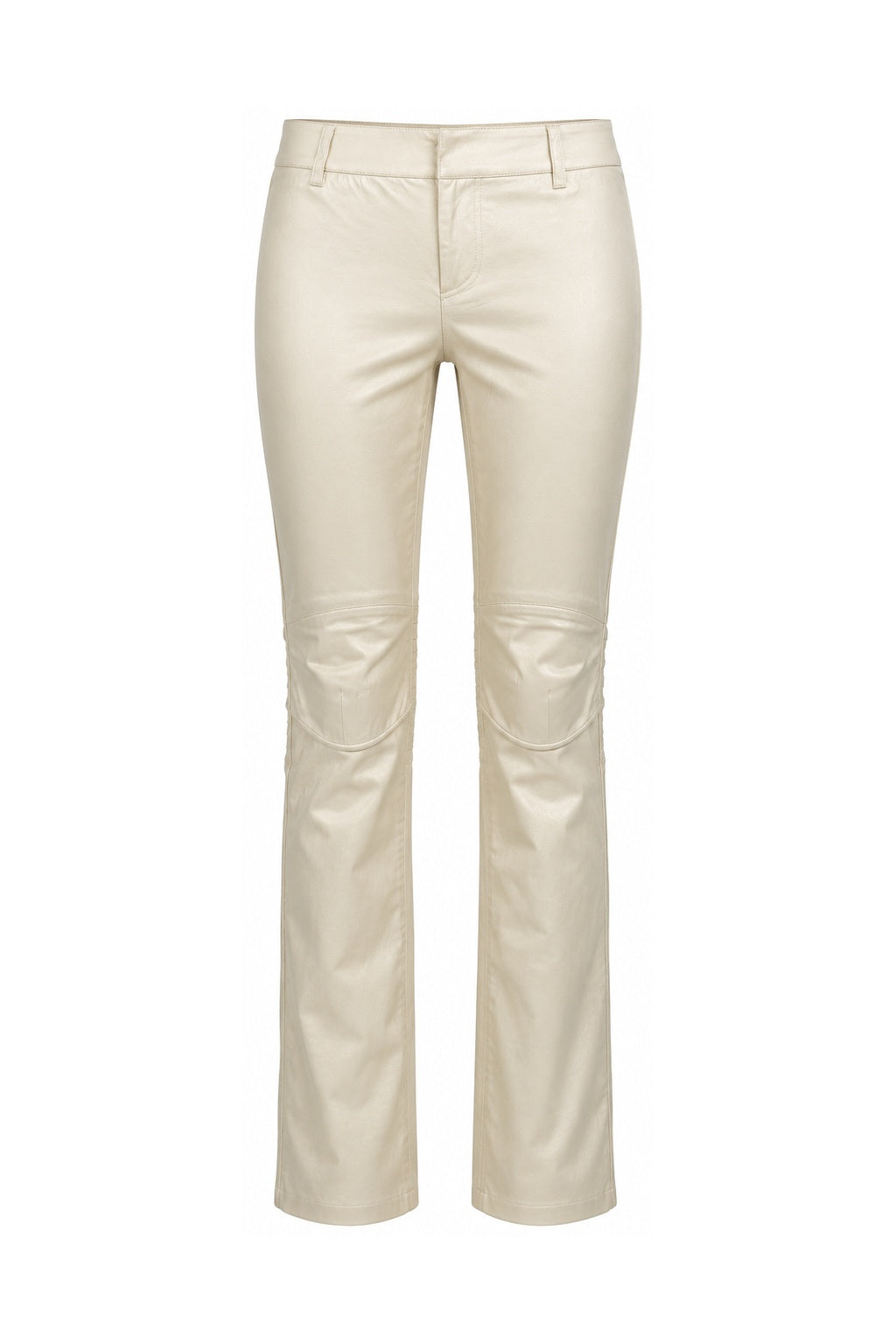 JPG Cream Moto Low Rise Pants (XS)