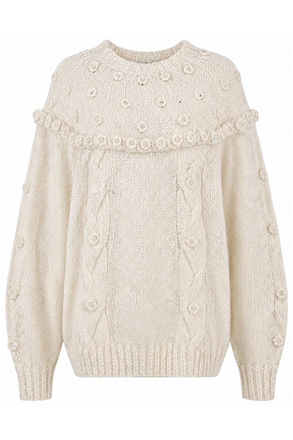 Flower Knit Sweater (XS-L)