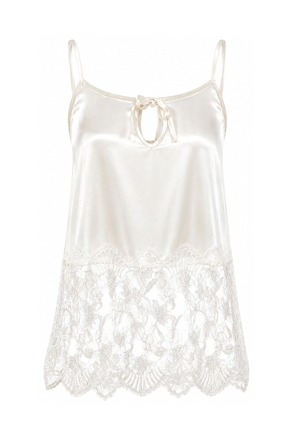 Intimissimi Cream Silk Camisole (XS-M)