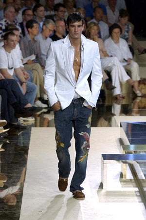 Dolce & Gabbana SS05 Honolulu Embroidered Jeans