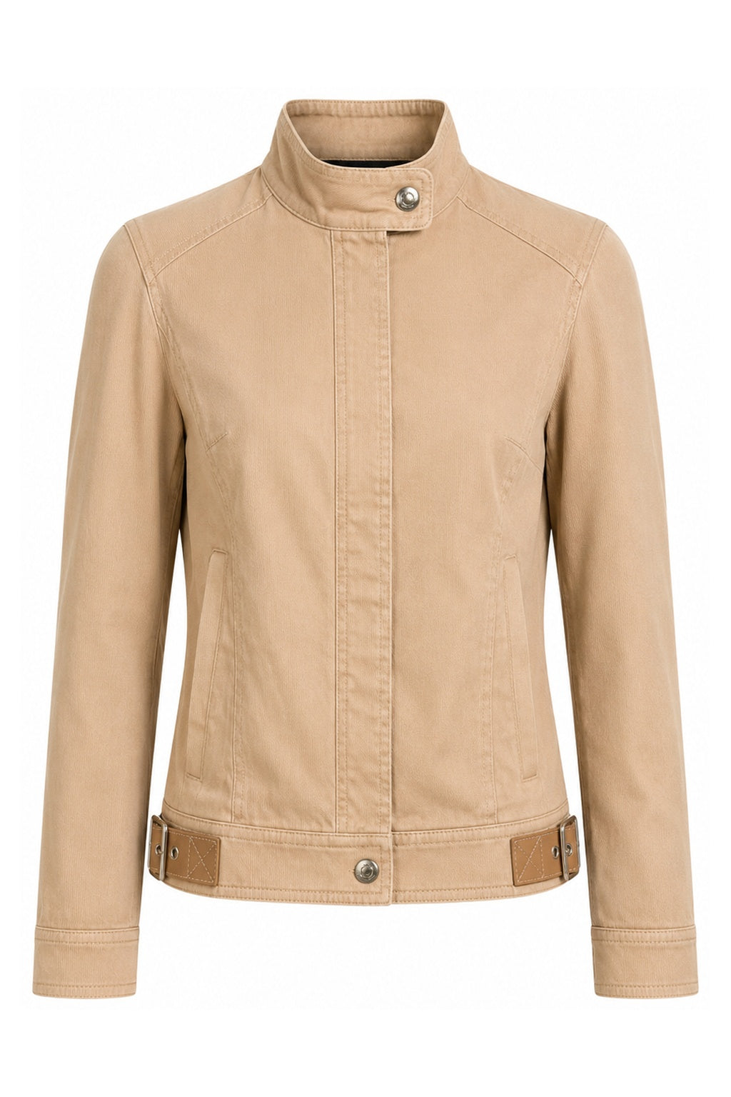 Vintage Beige Fitted Jacket (XS Petite)