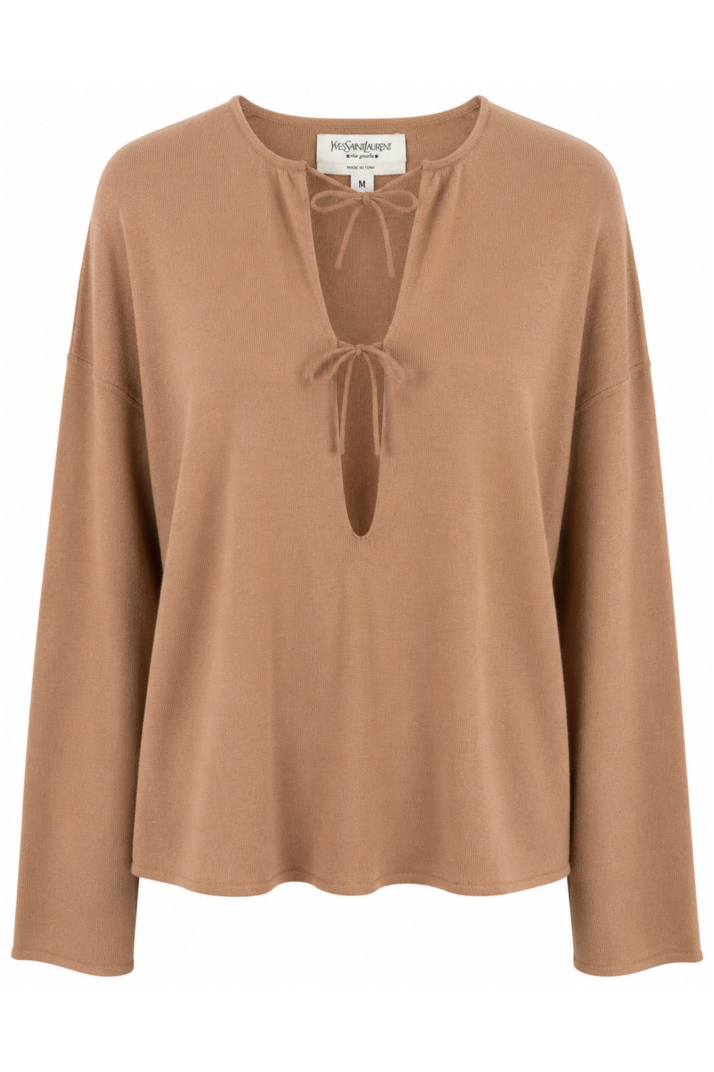 YSL Vintage Brown Cotton Top (M)