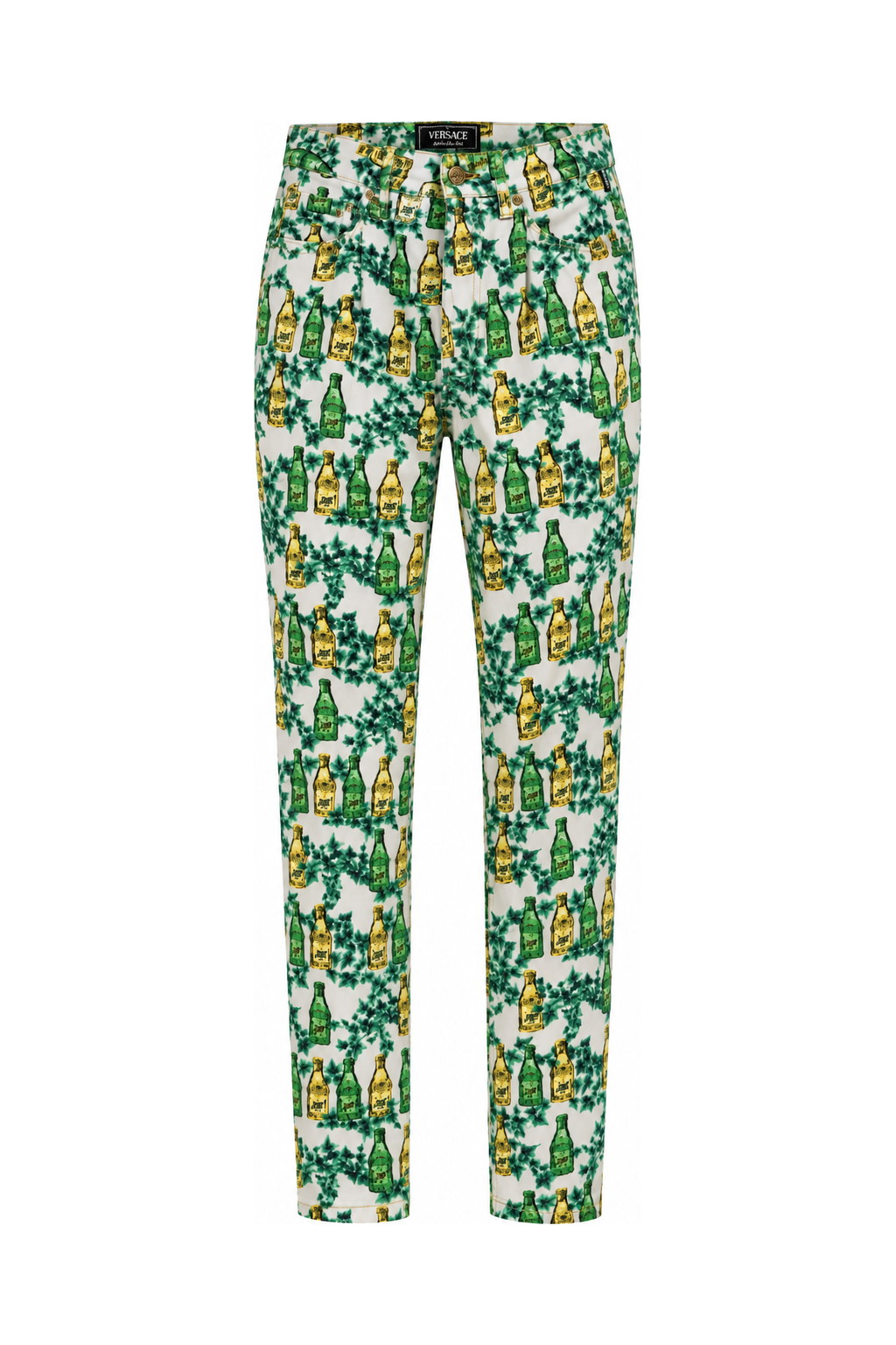 Versace Jeans Couture Vintage 90s Perfume Print Pants Made in Italy (XS)