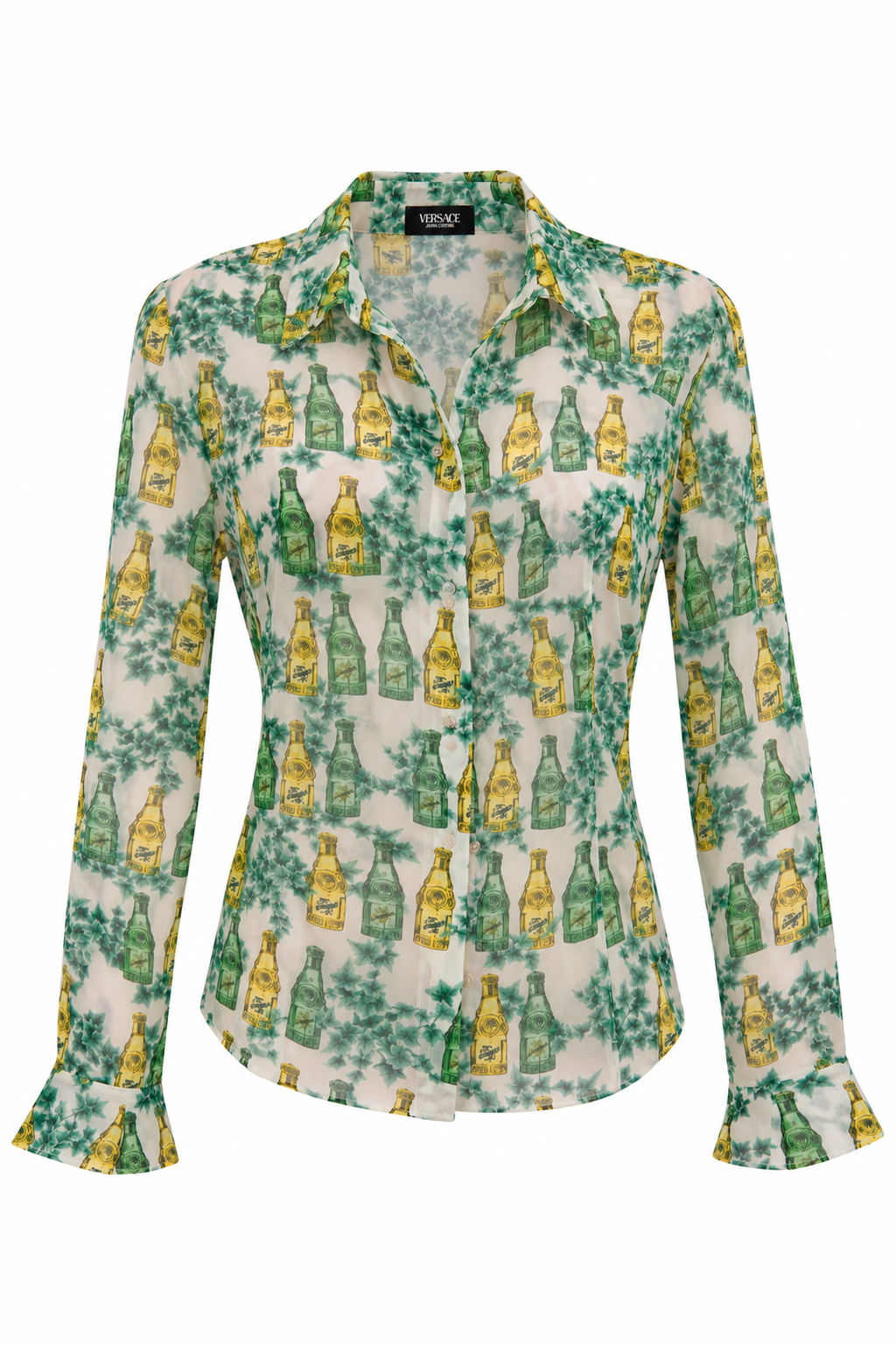 Versace Jeans Couture Vintage 90s Perfume Print Blouse (XS-S)