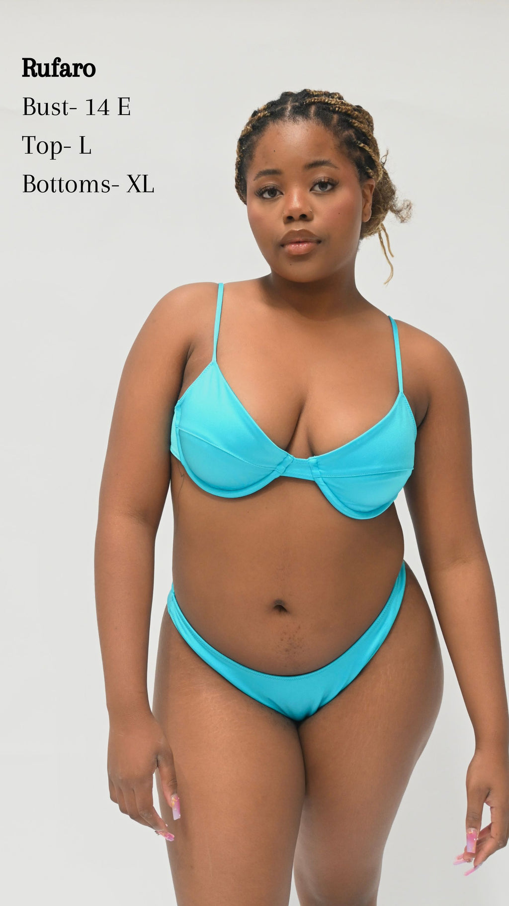 Dolphin Magic 80's Bottoms — Aqua Shine