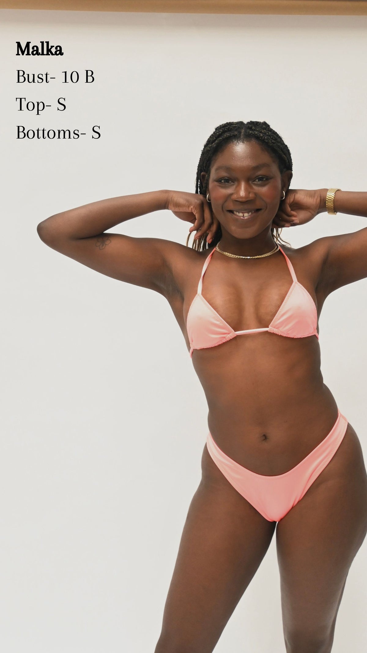 Mermaid Power Top — Peach Shine