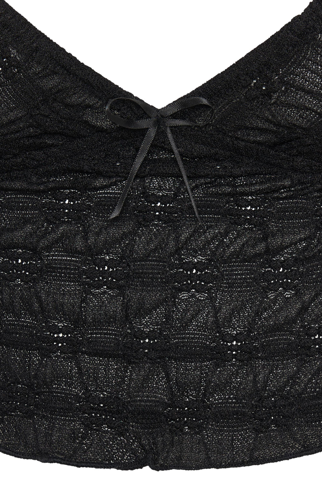 Hilda Mesh Cami — Black