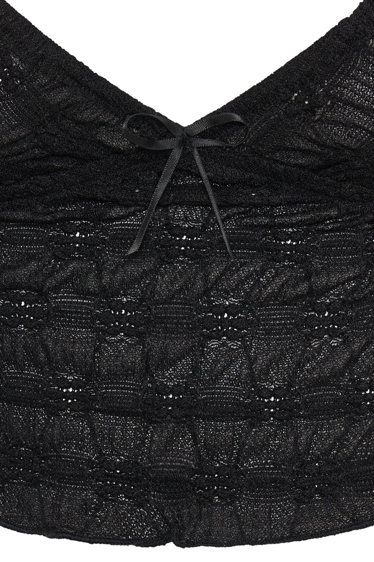 Hilda Mesh Cami — Black