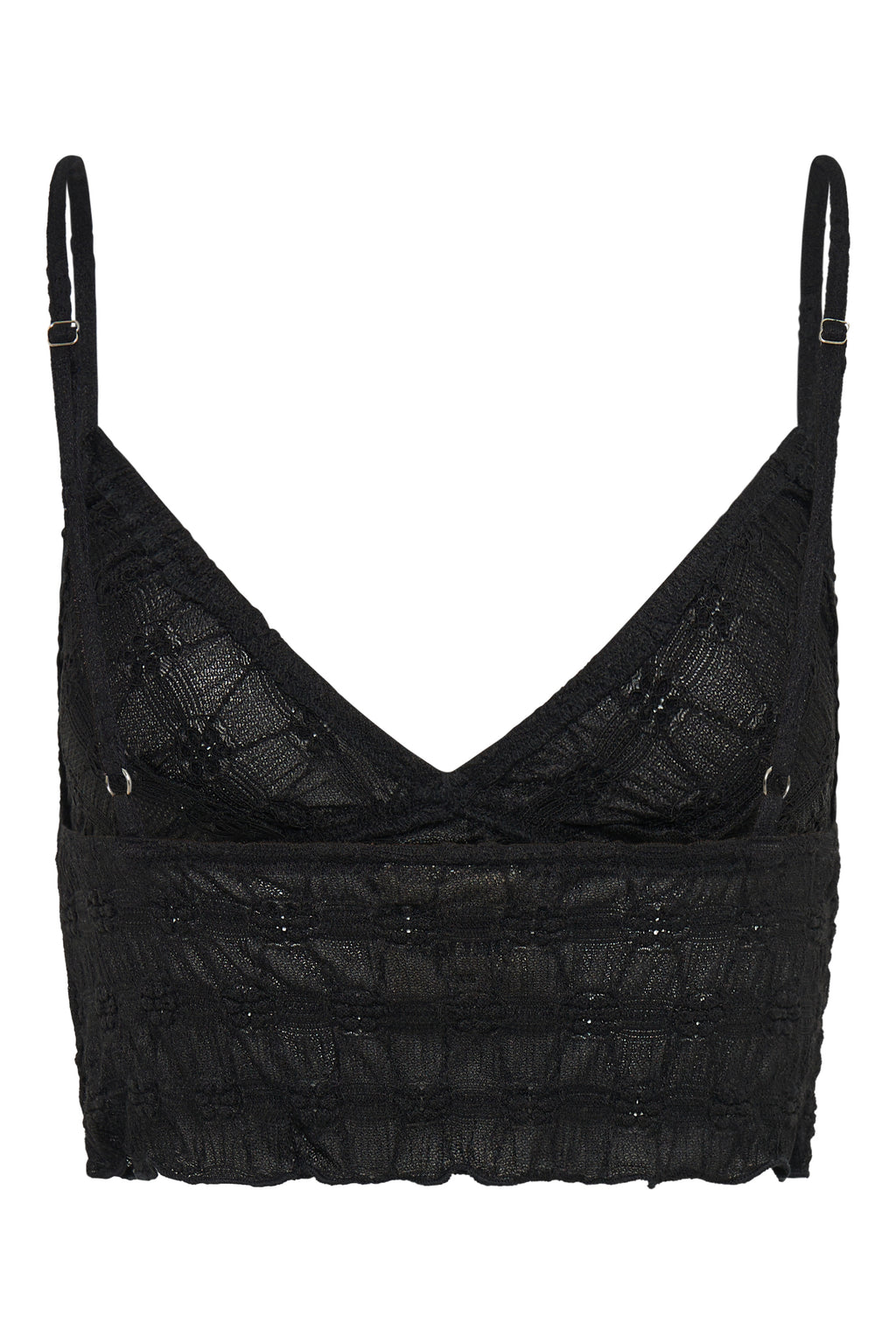 Hilda Mesh Cami — Black