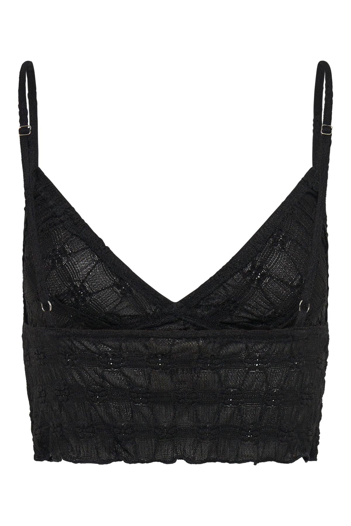 Hilda Mesh Cami — Black