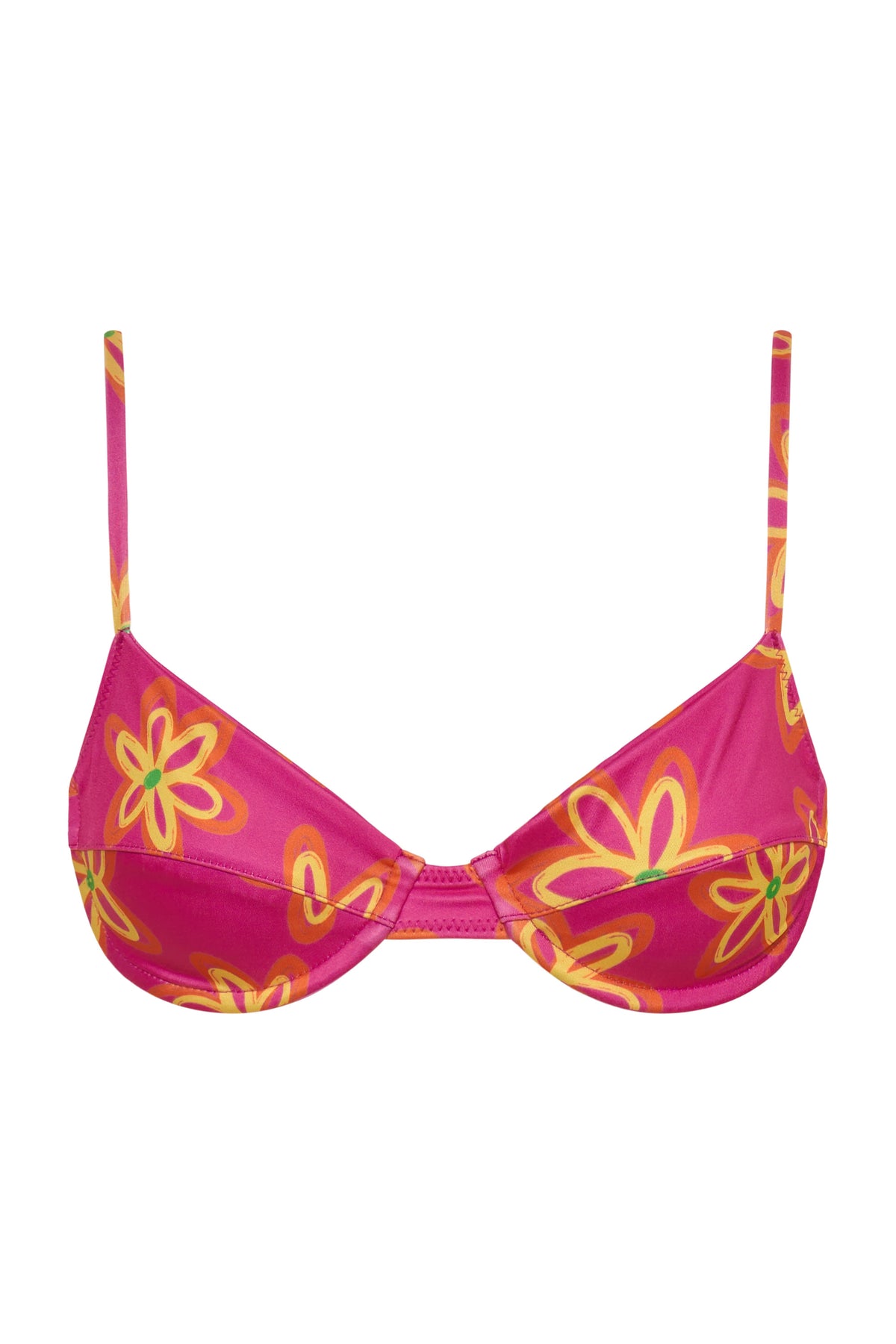 Fairytopia Balconette Top — Pink Flower