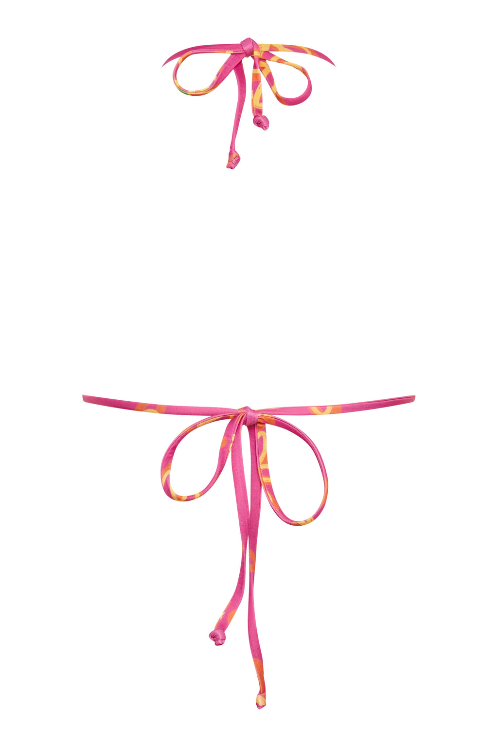 Mermaid Power Top — Pink Flower