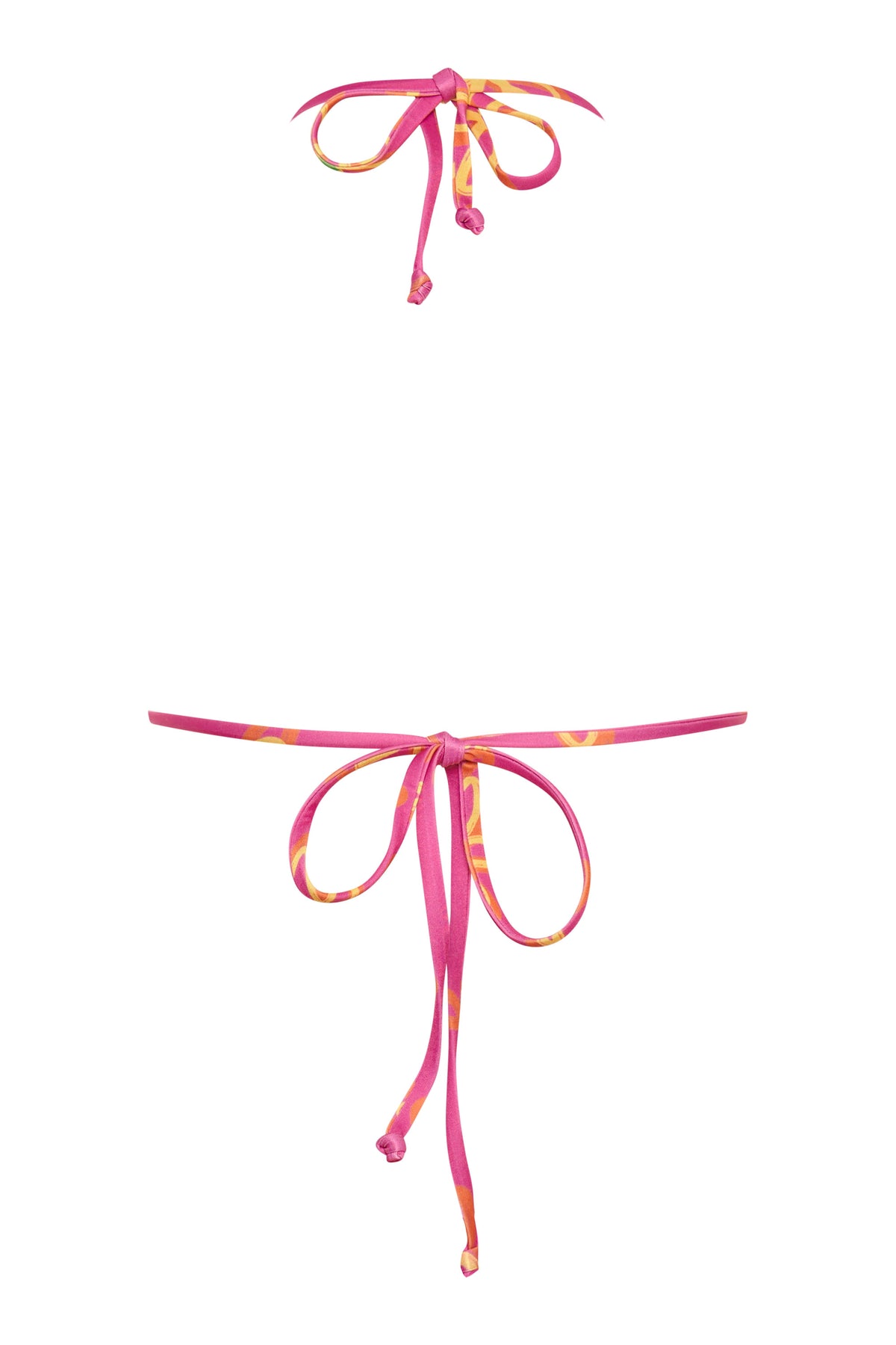 Mermaid Power Top — Pink Flower