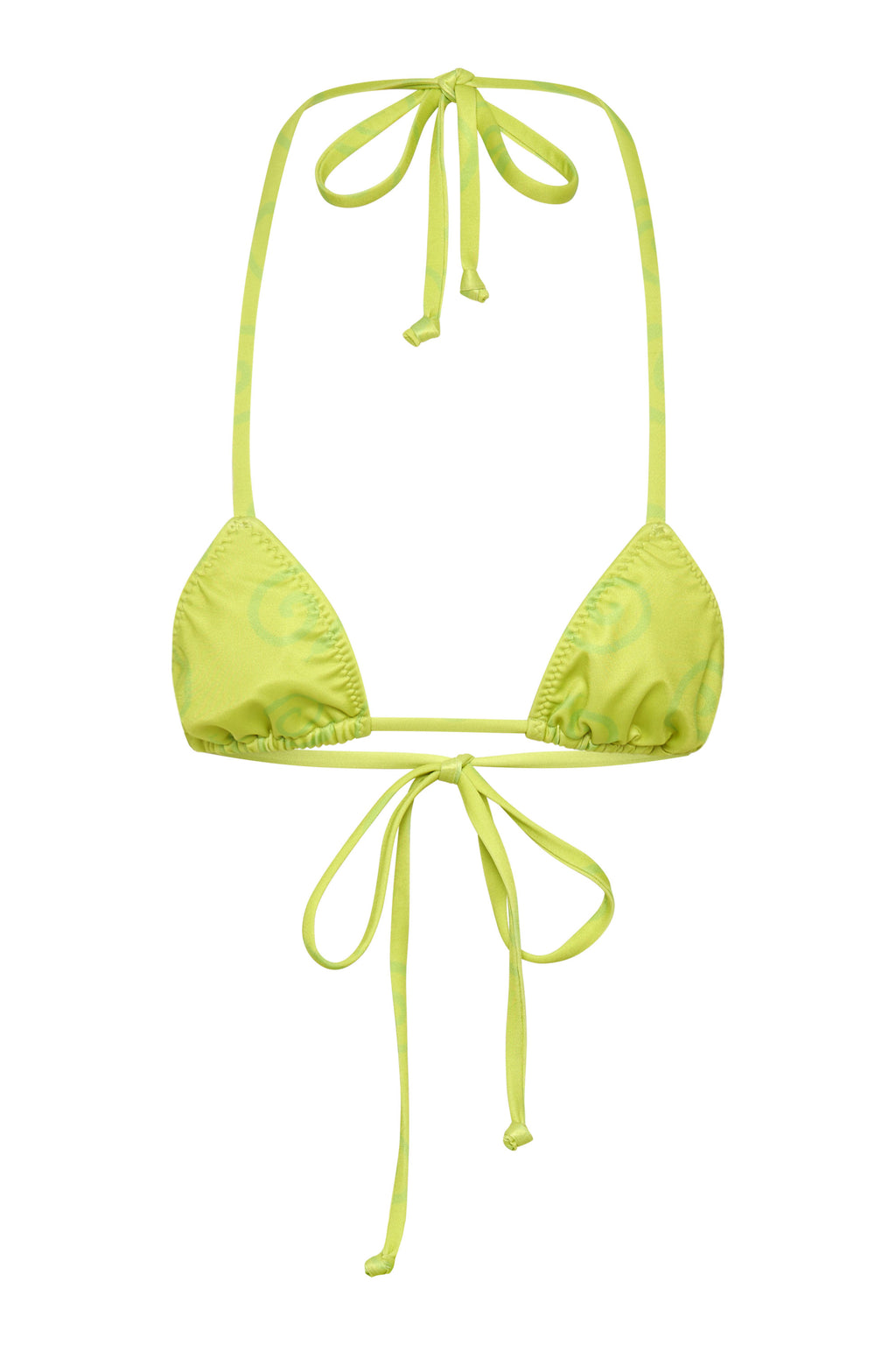 Mermaid Power Top — Lime Swirl