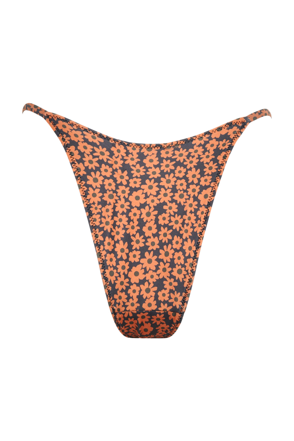 Pegasus Panel Bottoms — Brown Retro Flower