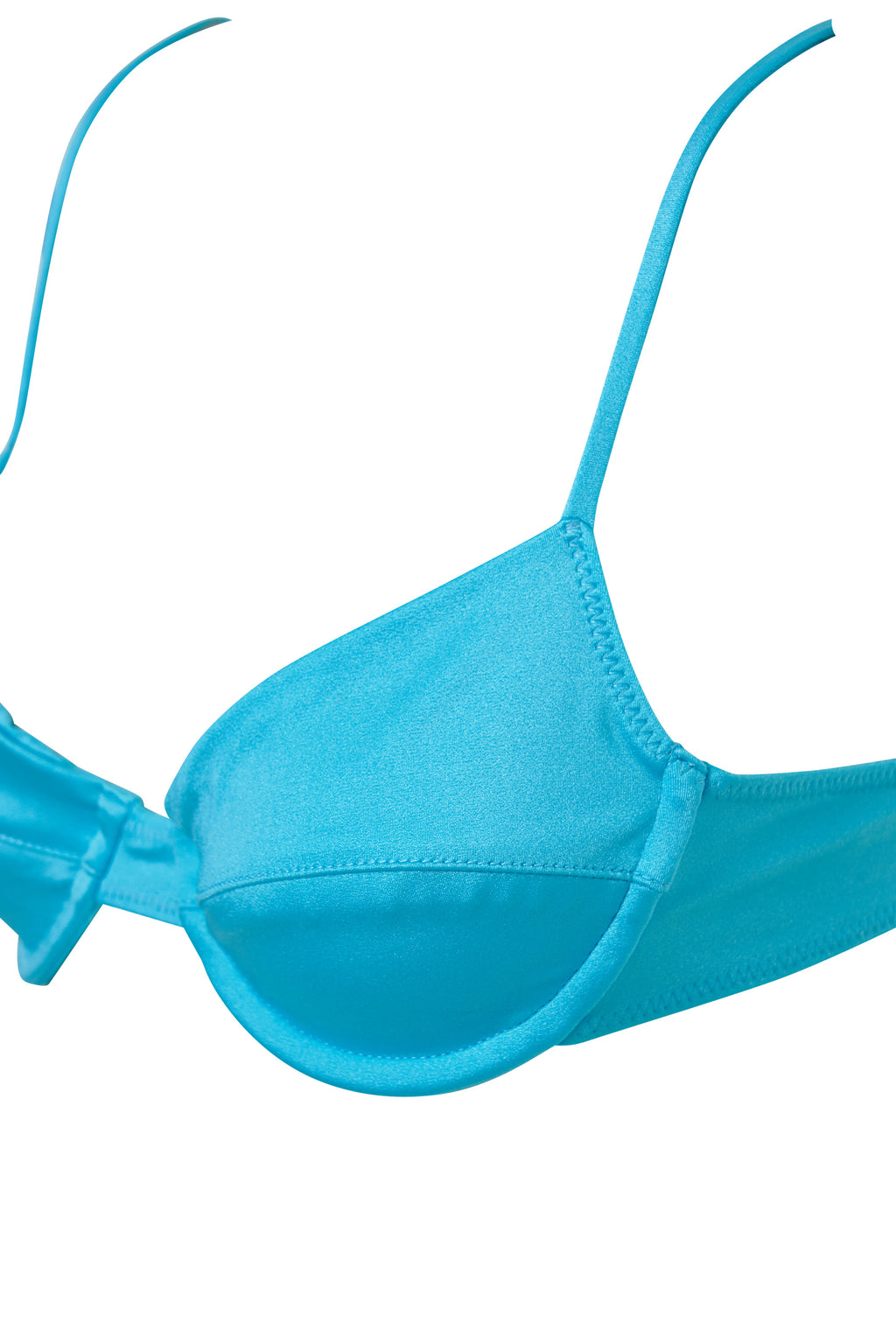 Fairytopia Balconette Top — Aqua Shine