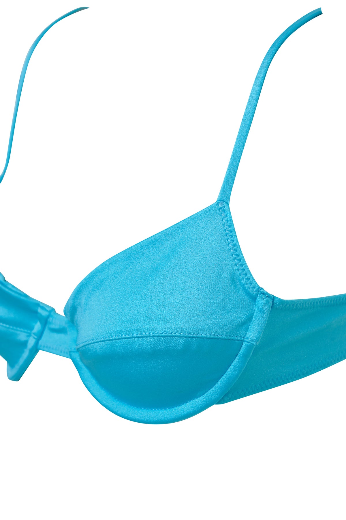 Fairytopia Balconette Top — Aqua Shine