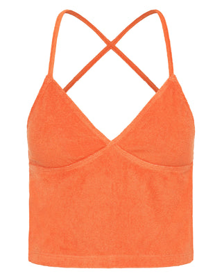Peggy Backless Top — Sunset