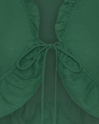 Clementine Frill Top — Green