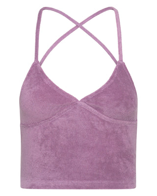 Peggy Backless Top — Lavender