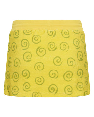 Malibu Mini Skirt — Lime Swirl