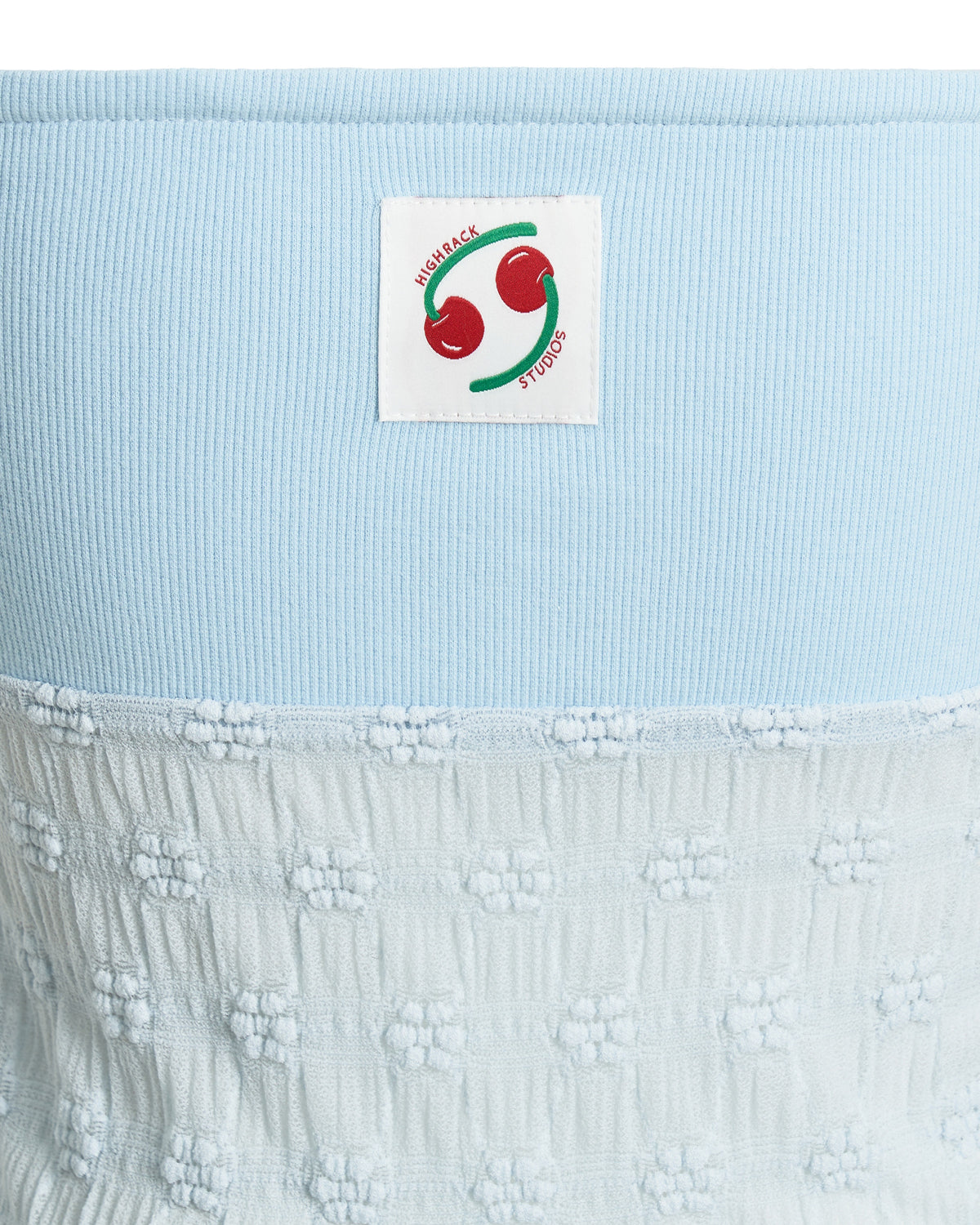 Sabrina Mesh Boob Tube — Baby blue